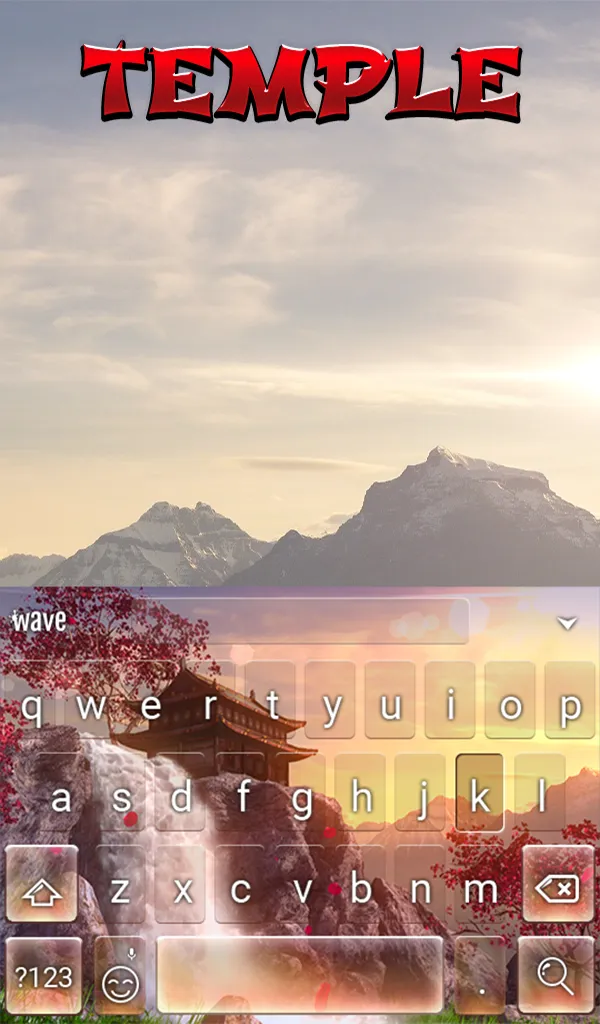 Temple Animated Keyboard | Indus Appstore | Screenshot