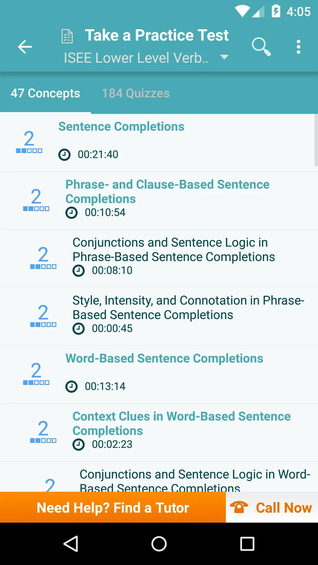 ISEE: Practice,Prep,Flashcards | Indus Appstore | Screenshot