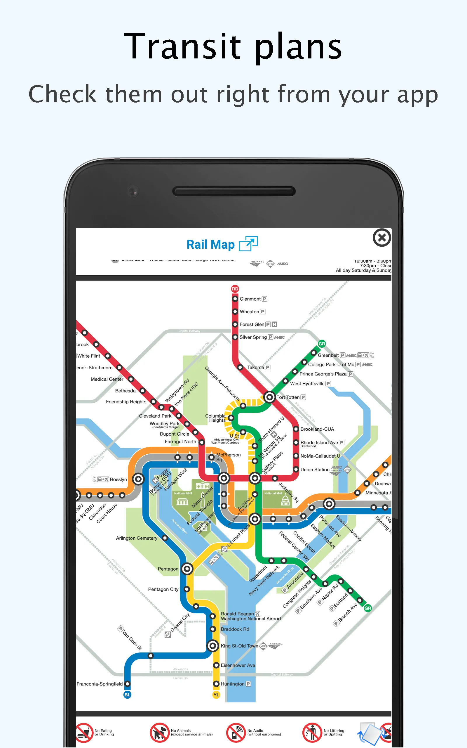 DC Public Transport time maps | Indus Appstore | Screenshot