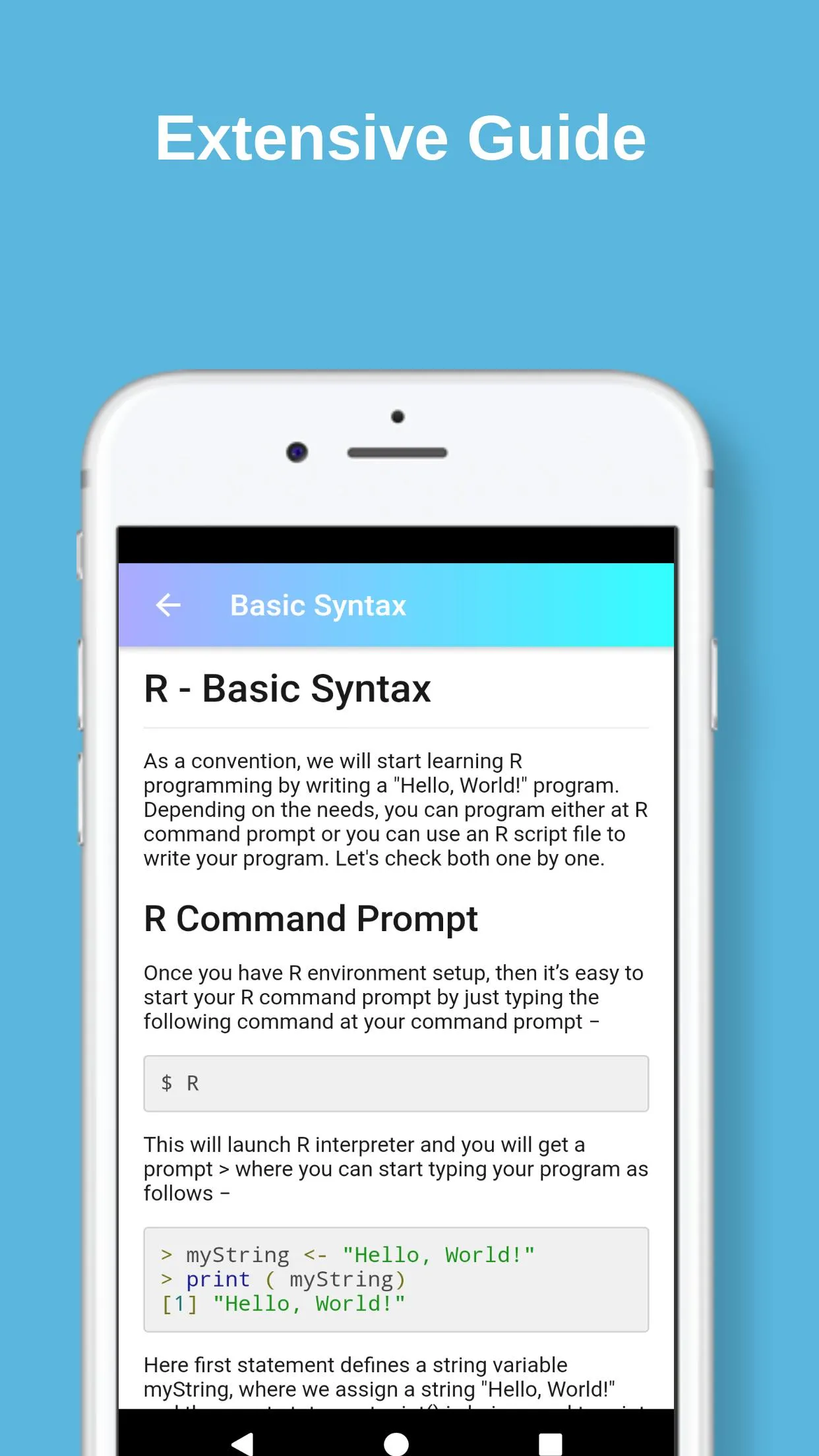 Learn R Programming - RPad | Indus Appstore | Screenshot