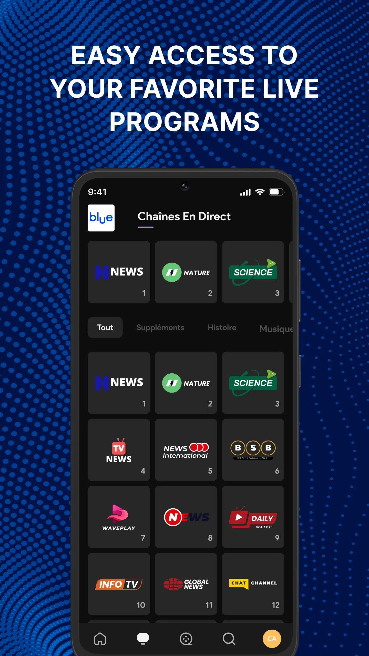 BlueTV | Indus Appstore | Screenshot