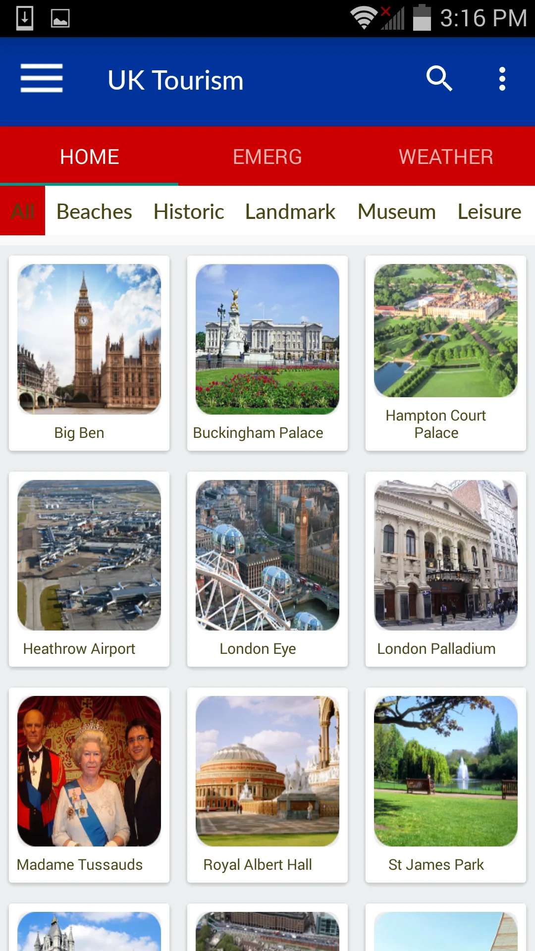 UK Tourism | Indus Appstore | Screenshot