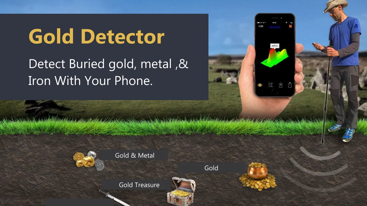 Gold Detector & Gold Tracker | Indus Appstore | Screenshot