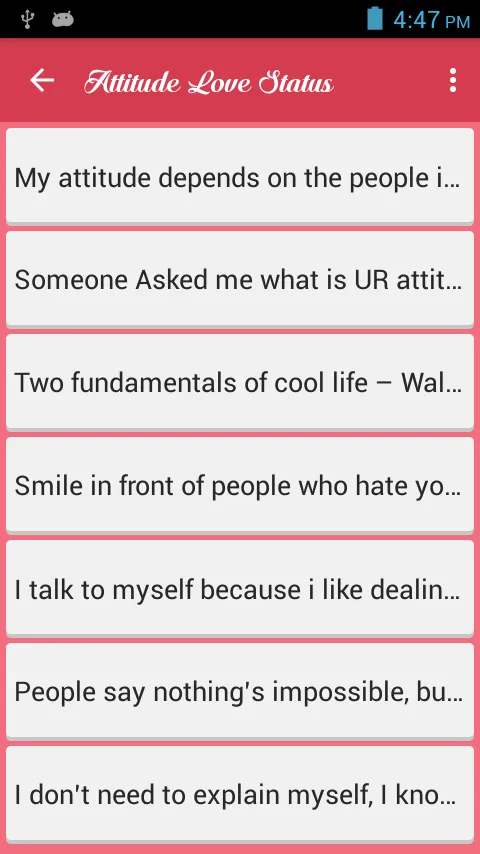 Attitude Love Status | Indus Appstore | Screenshot