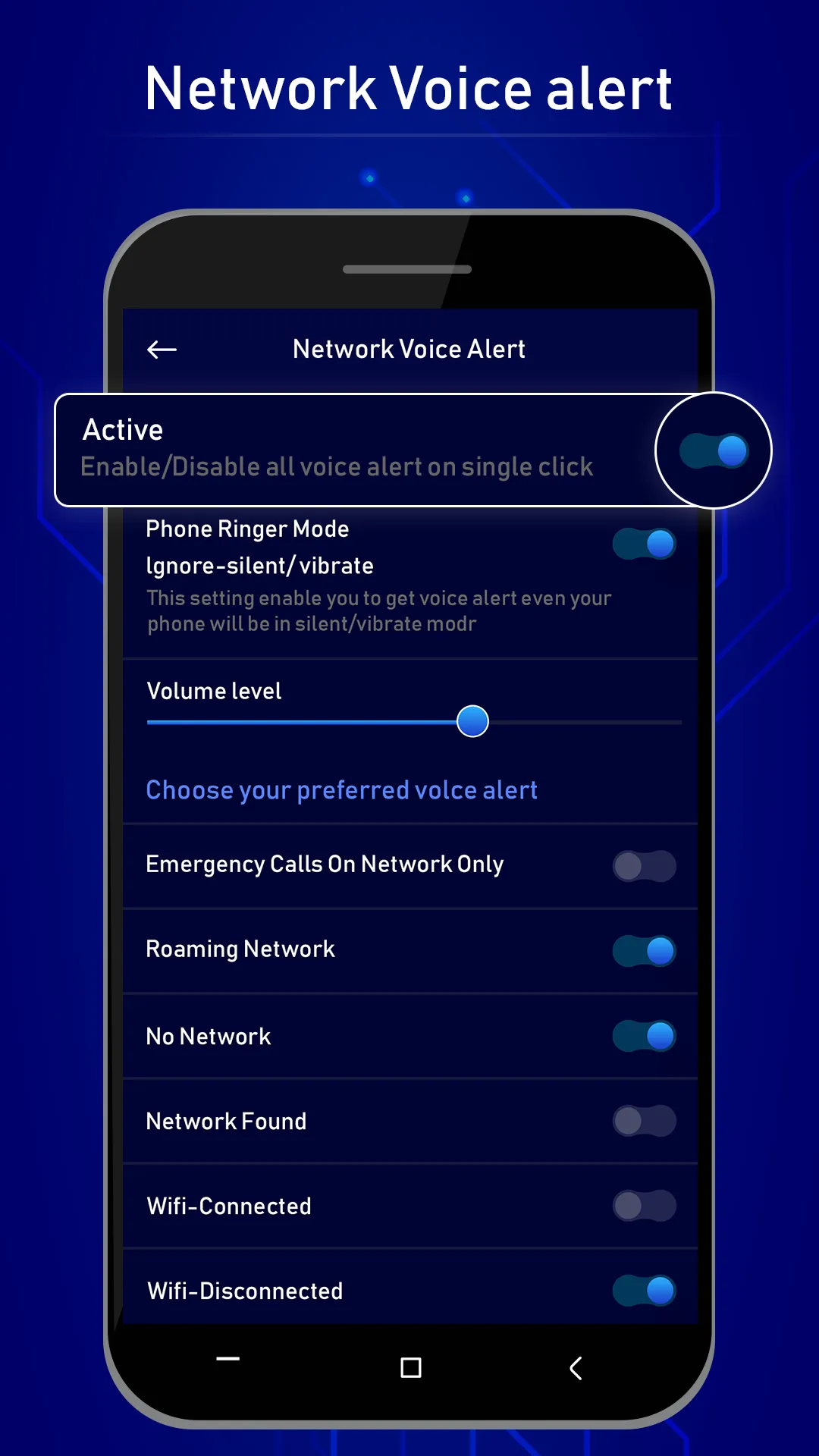 Network Voice Alert | Indus Appstore | Screenshot