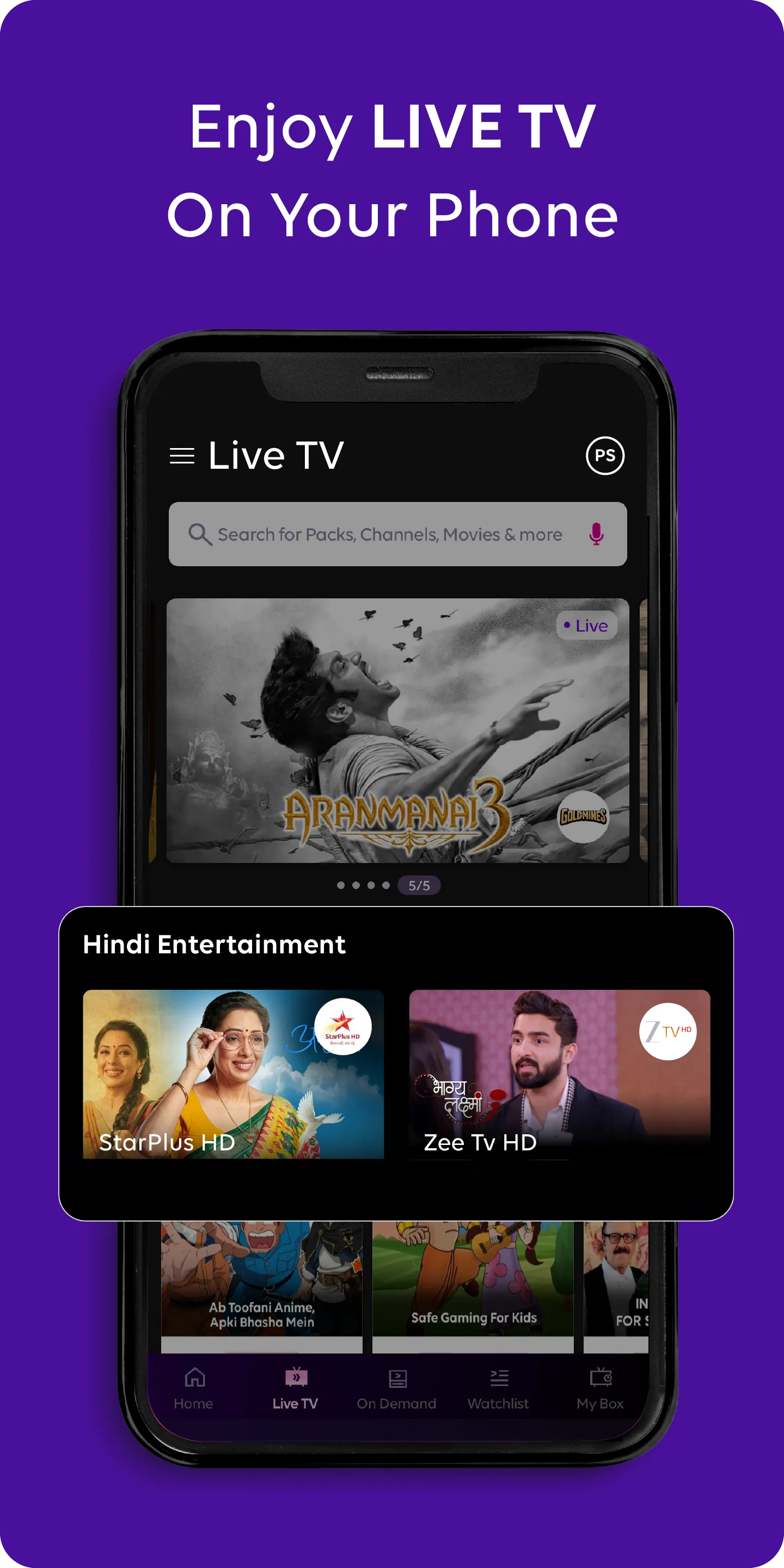 Tata Play - Live TV & DTH Pack | Indus Appstore | Screenshot