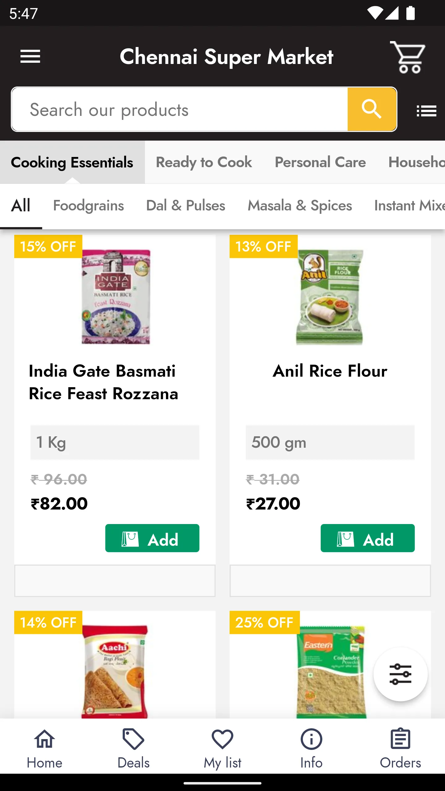 Chennai Super Market | Indus Appstore | Screenshot