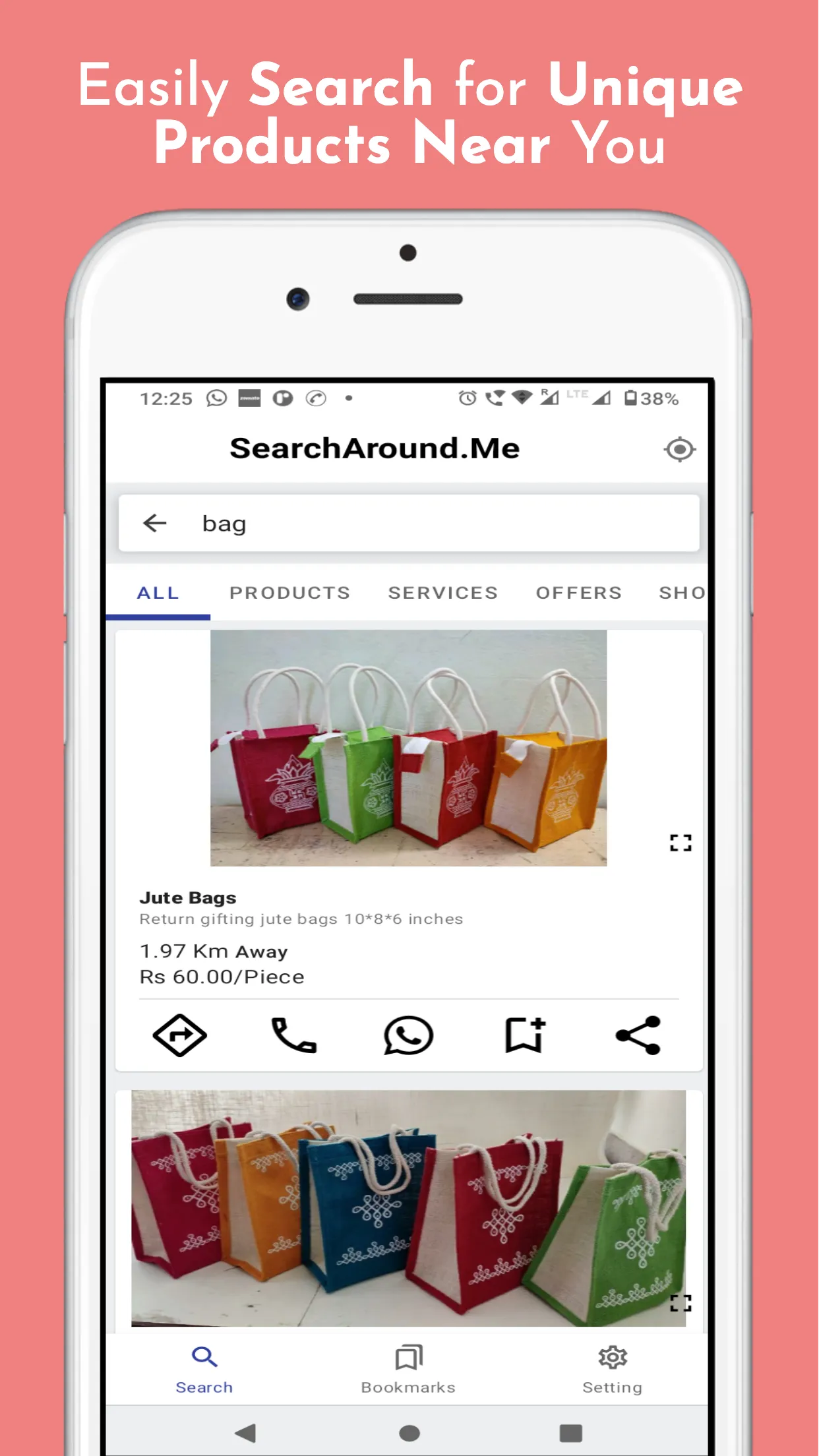 Arround - Search Around You | Indus Appstore | Screenshot