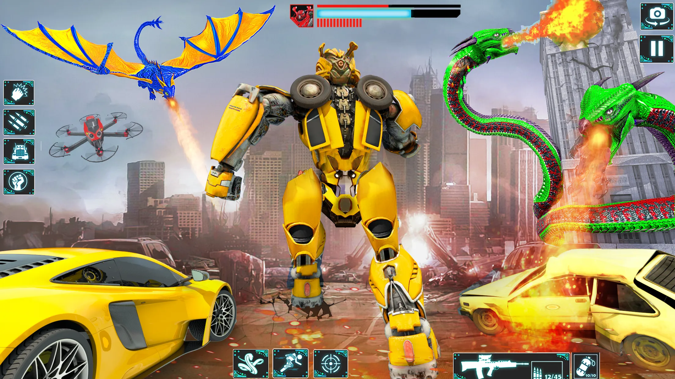 Snake Car Robot Transformation | Indus Appstore | Screenshot