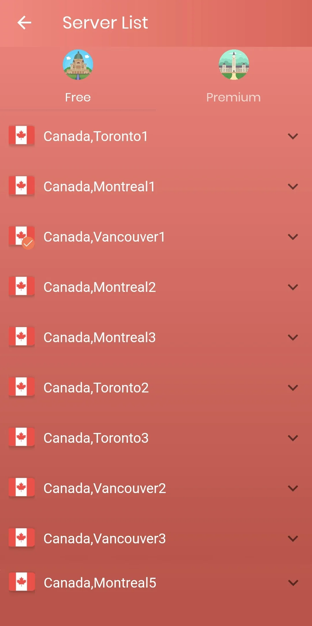 VPN Canada - Fast Secure VPN | Indus Appstore | Screenshot