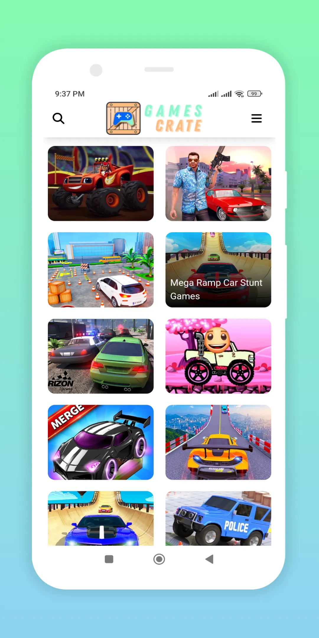 Games Crate: 999+ Arcade Games | Indus Appstore | Screenshot