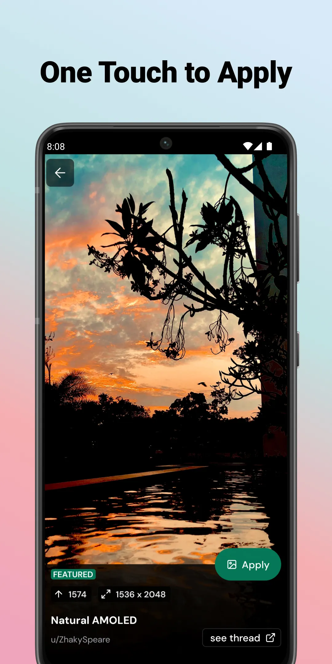 Amoled Backgrounds | Indus Appstore | Screenshot