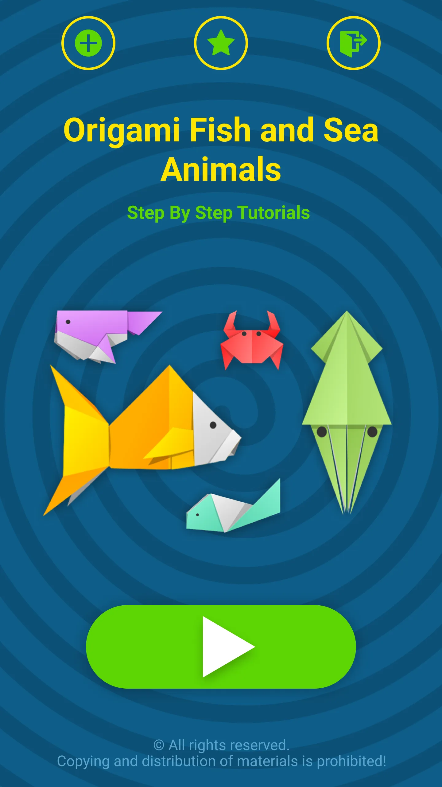 Origami Fish & Aquatic Animals | Indus Appstore | Screenshot