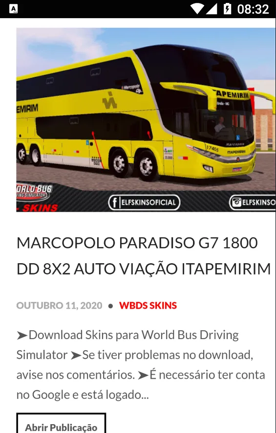 SKINS WORLD BUS DRIVING SIMULA | Indus Appstore | Screenshot