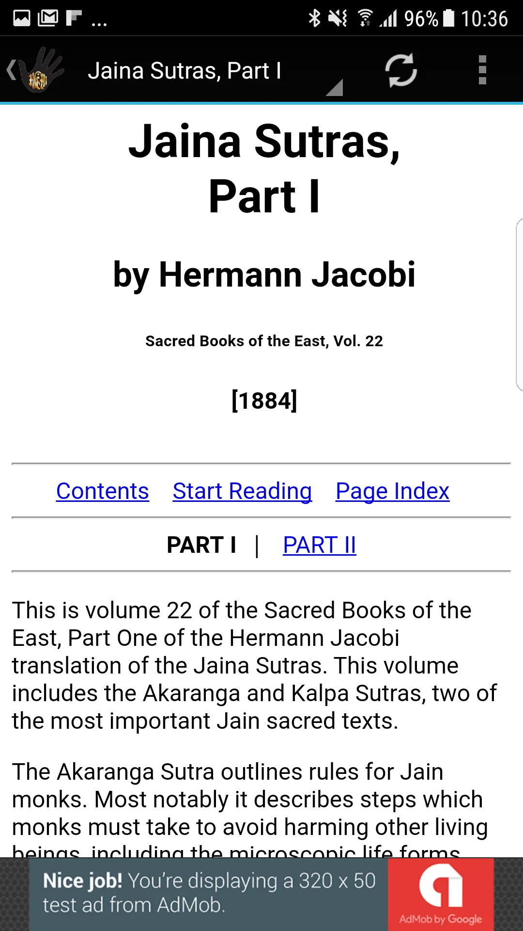 Jaina Sutras & Jainism Texts | Indus Appstore | Screenshot