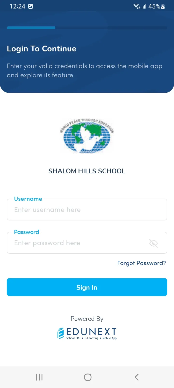 Shalom Hills School, Nirvana | Indus Appstore | Screenshot