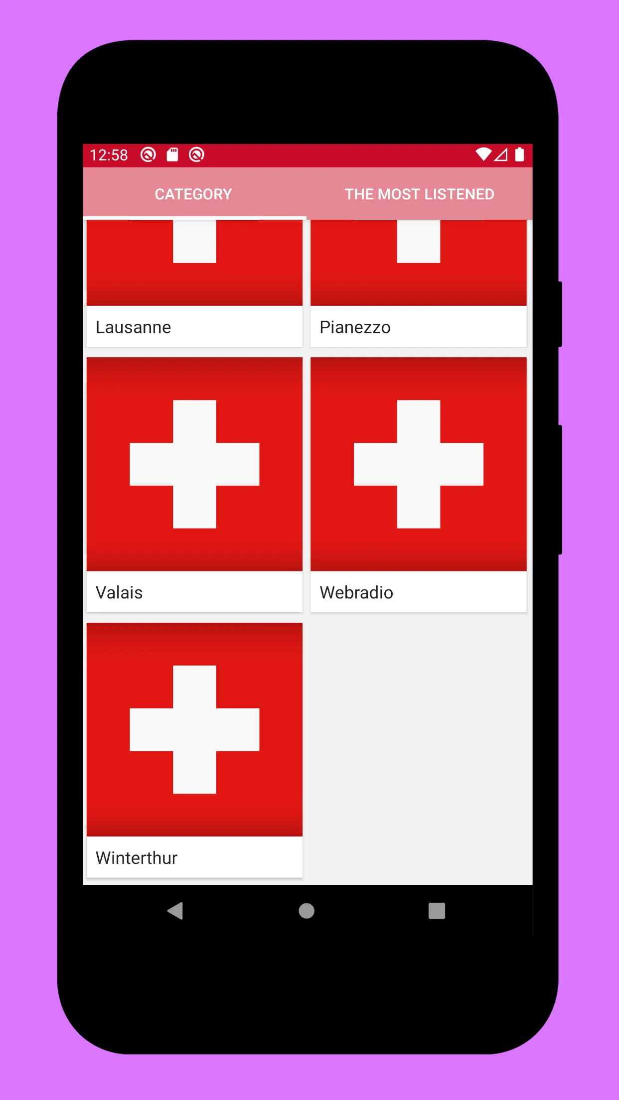 Radio Switzerland + Radio FM | Indus Appstore | Screenshot