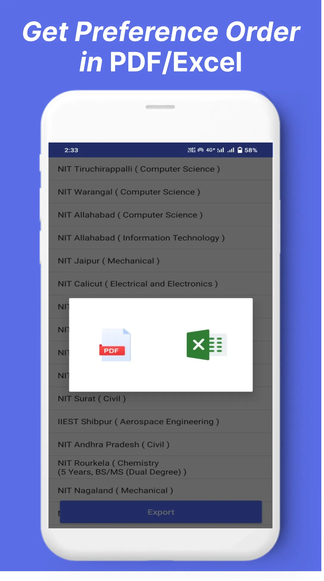 CSAB Counselling NIT IIIT GFTI | Indus Appstore | Screenshot