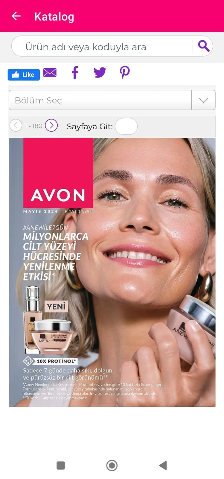 Avon Türkiye Üyelik | Indus Appstore | Screenshot