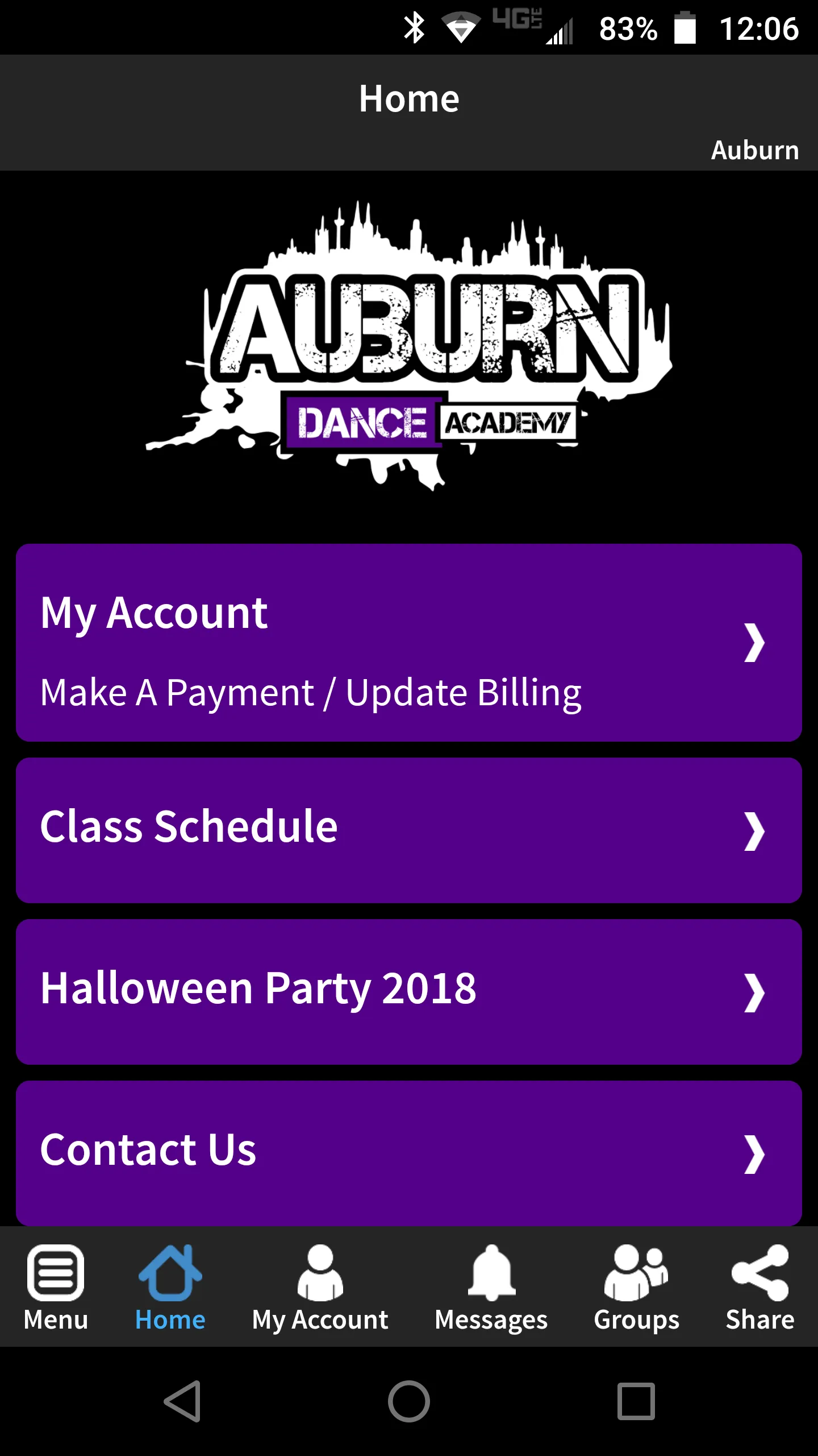 Auburn Dance Academy | Indus Appstore | Screenshot