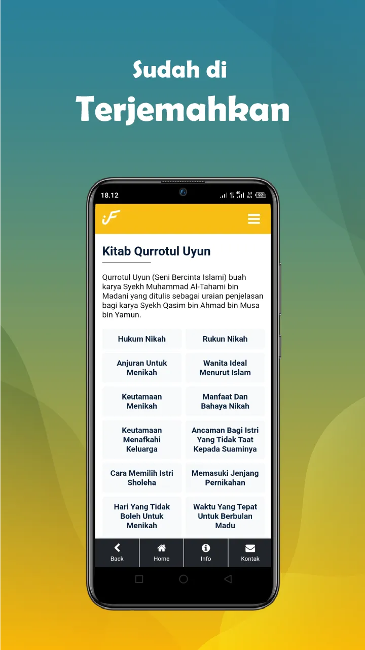 Qurrotul Uyun, Fathul Izar | Indus Appstore | Screenshot