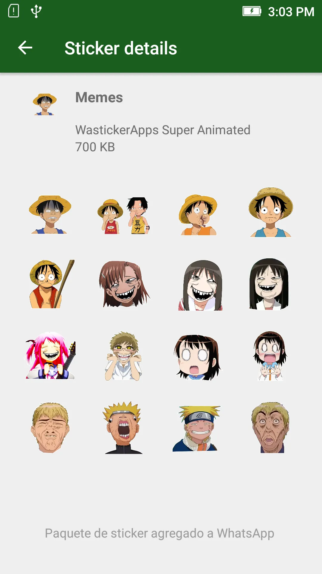 Anime Memes WASticker | Indus Appstore | Screenshot