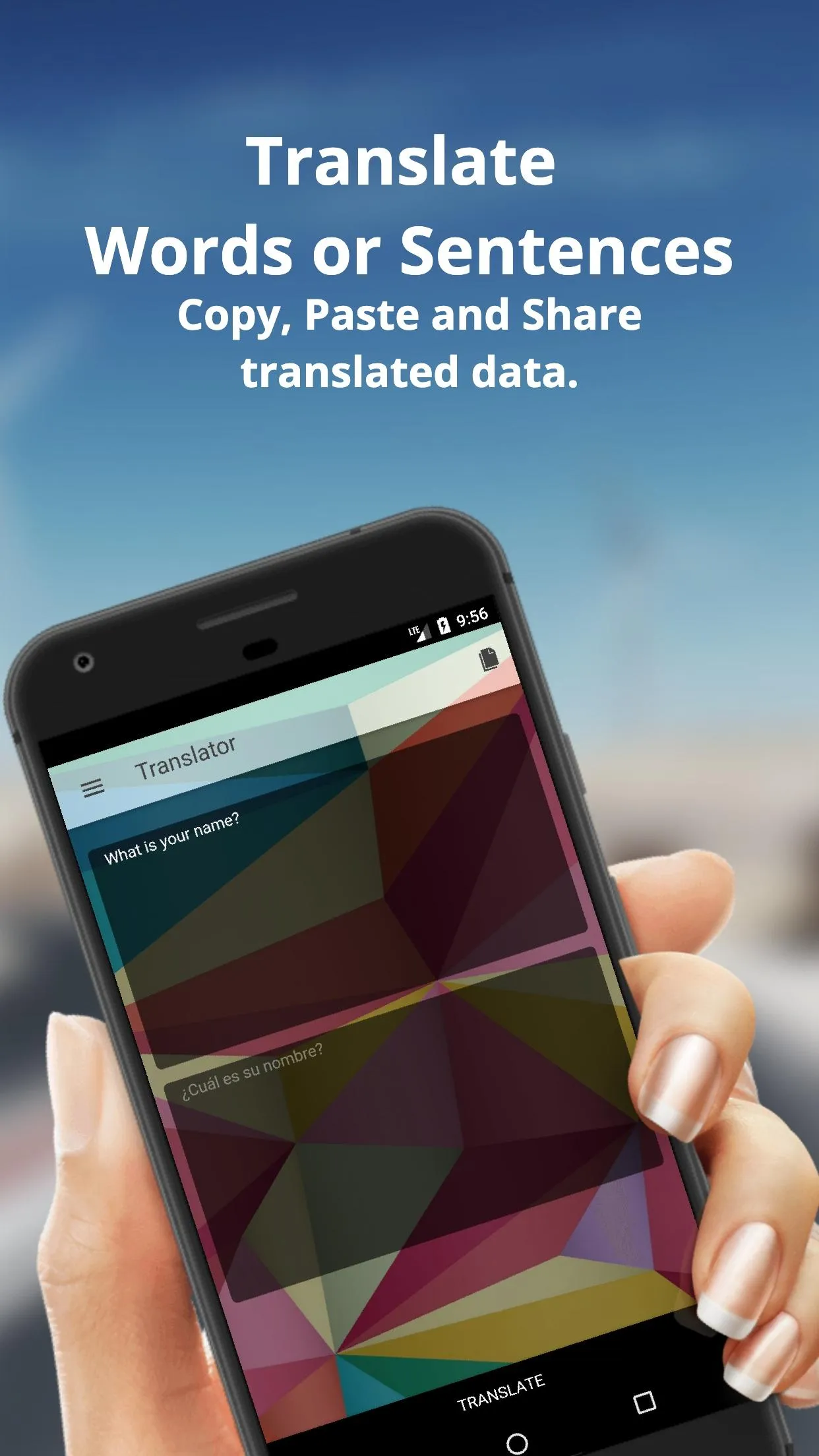 English To Spanish Translator | Indus Appstore | Screenshot