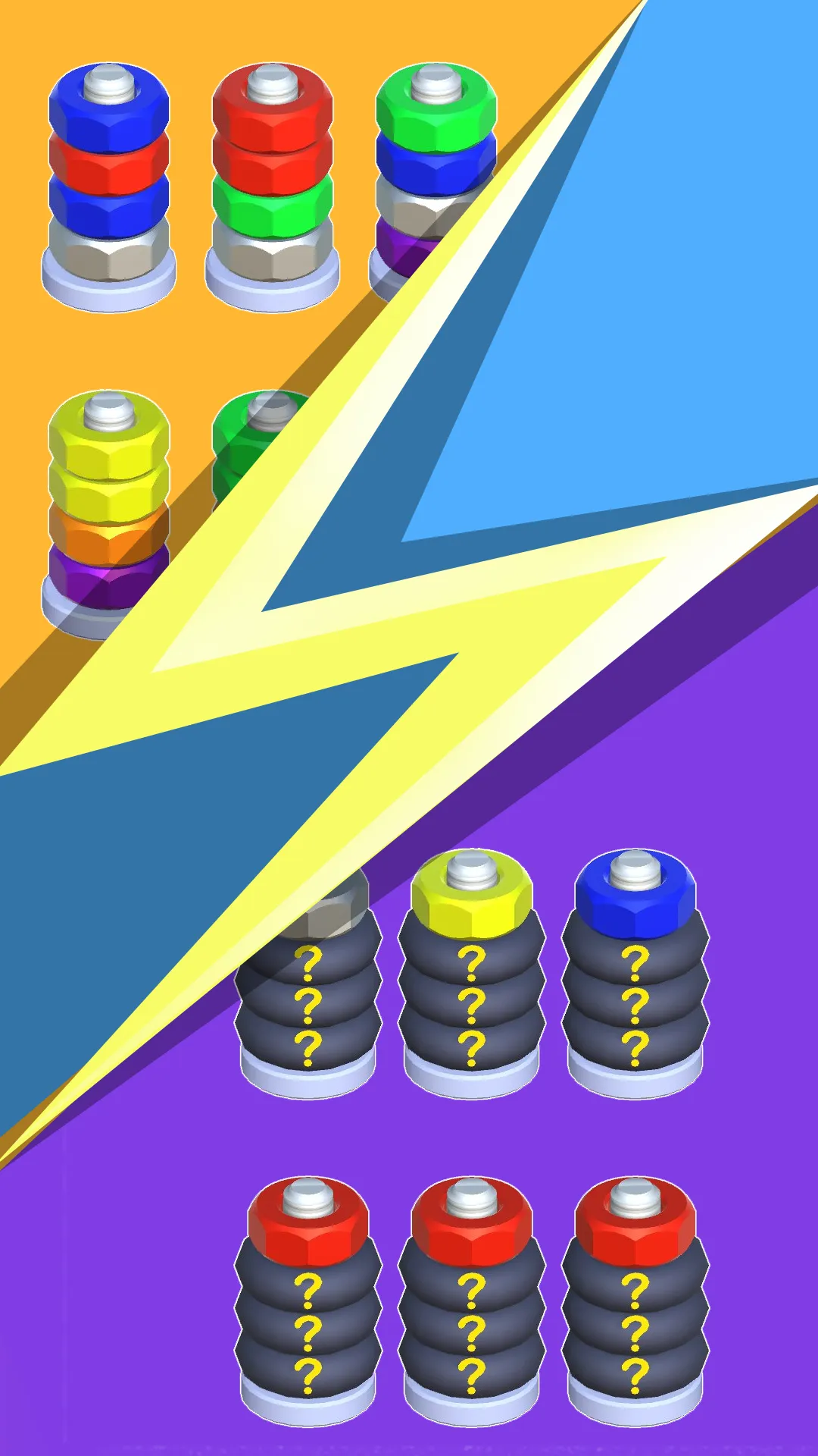 Color Screw Sort: Nuts & Bolts | Indus Appstore | Screenshot