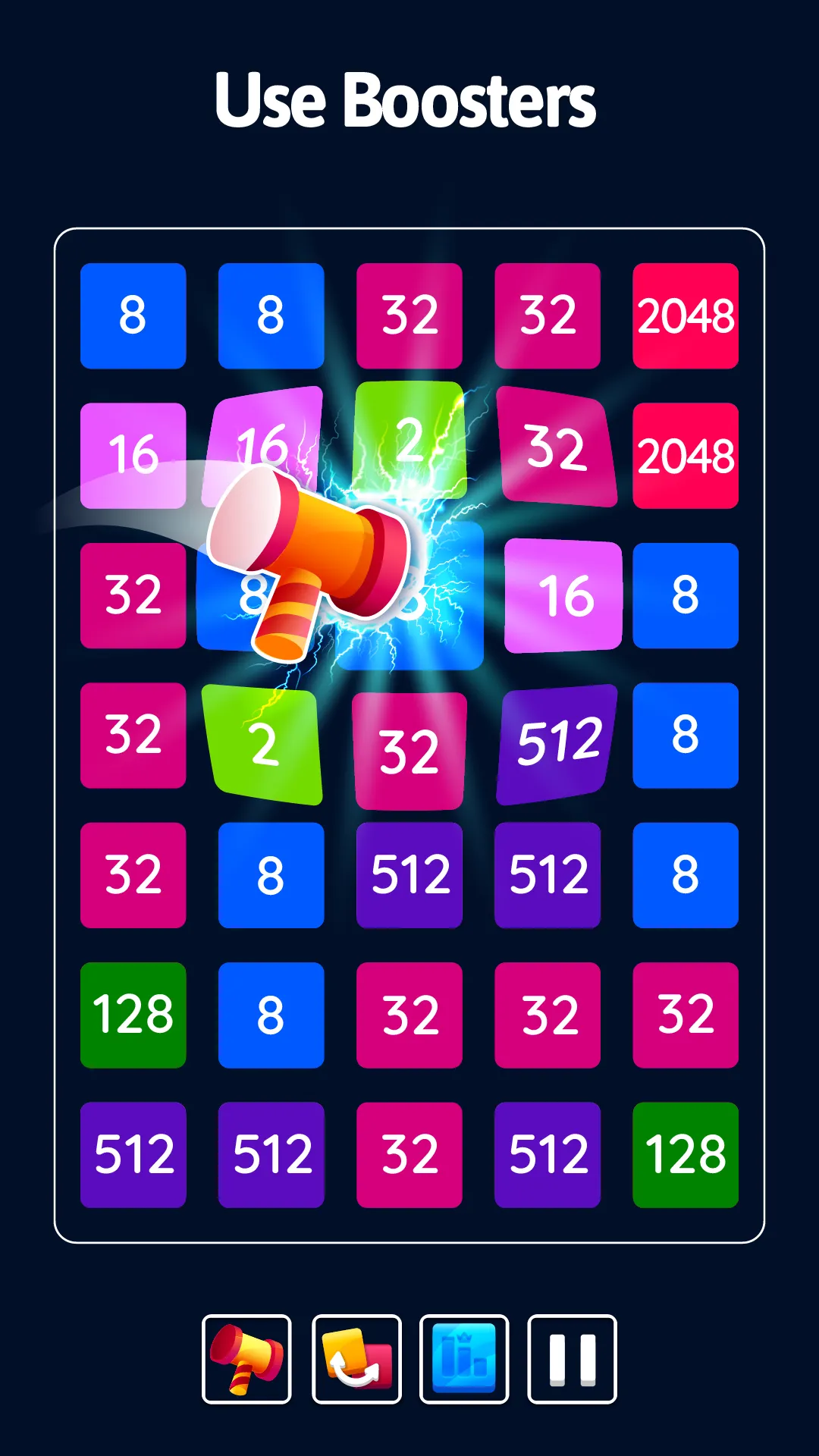 2048 Blast: Merge Numbers 2248 | Indus Appstore | Screenshot