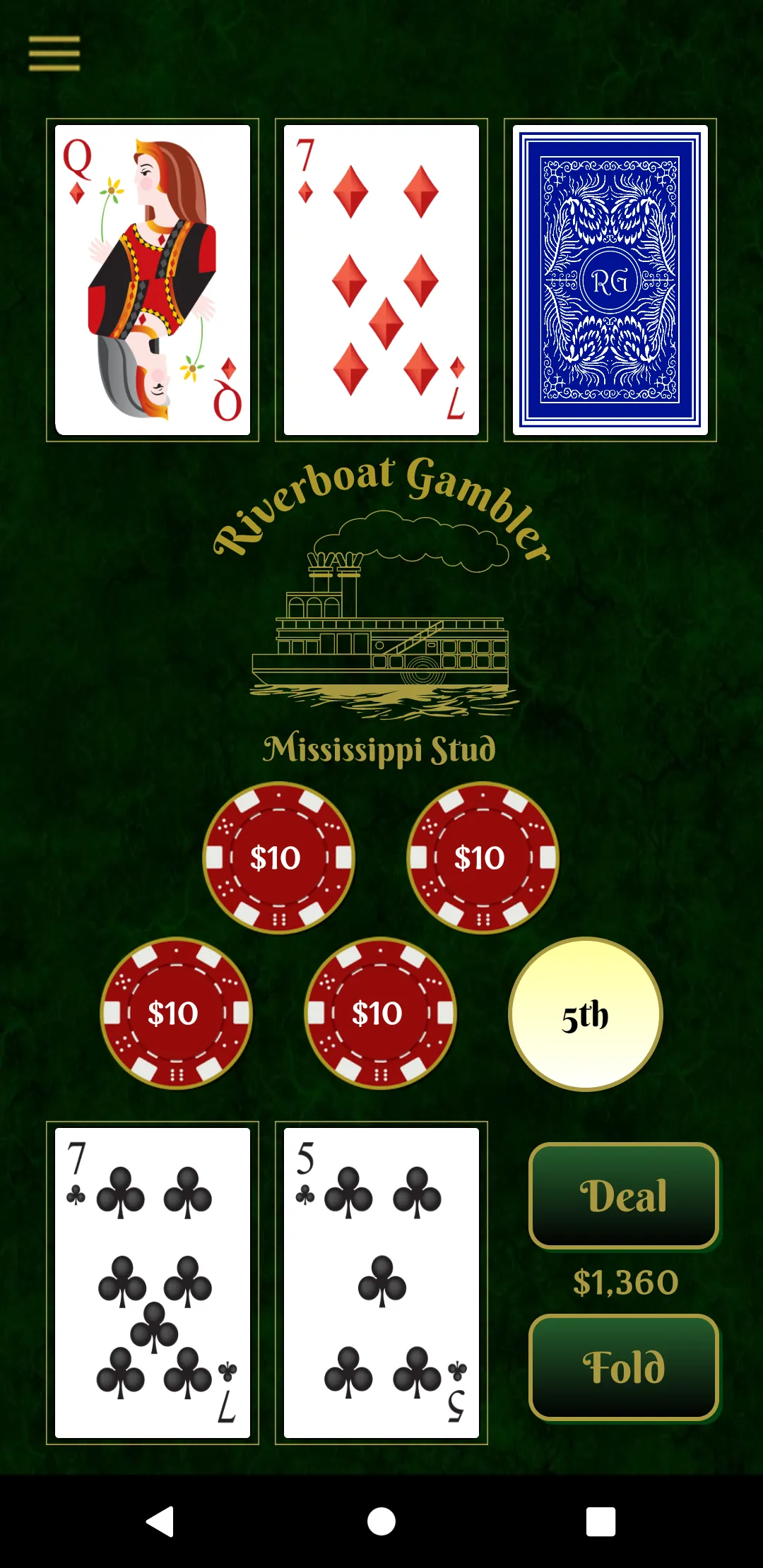 Riverboat Gambler | Indus Appstore | Screenshot