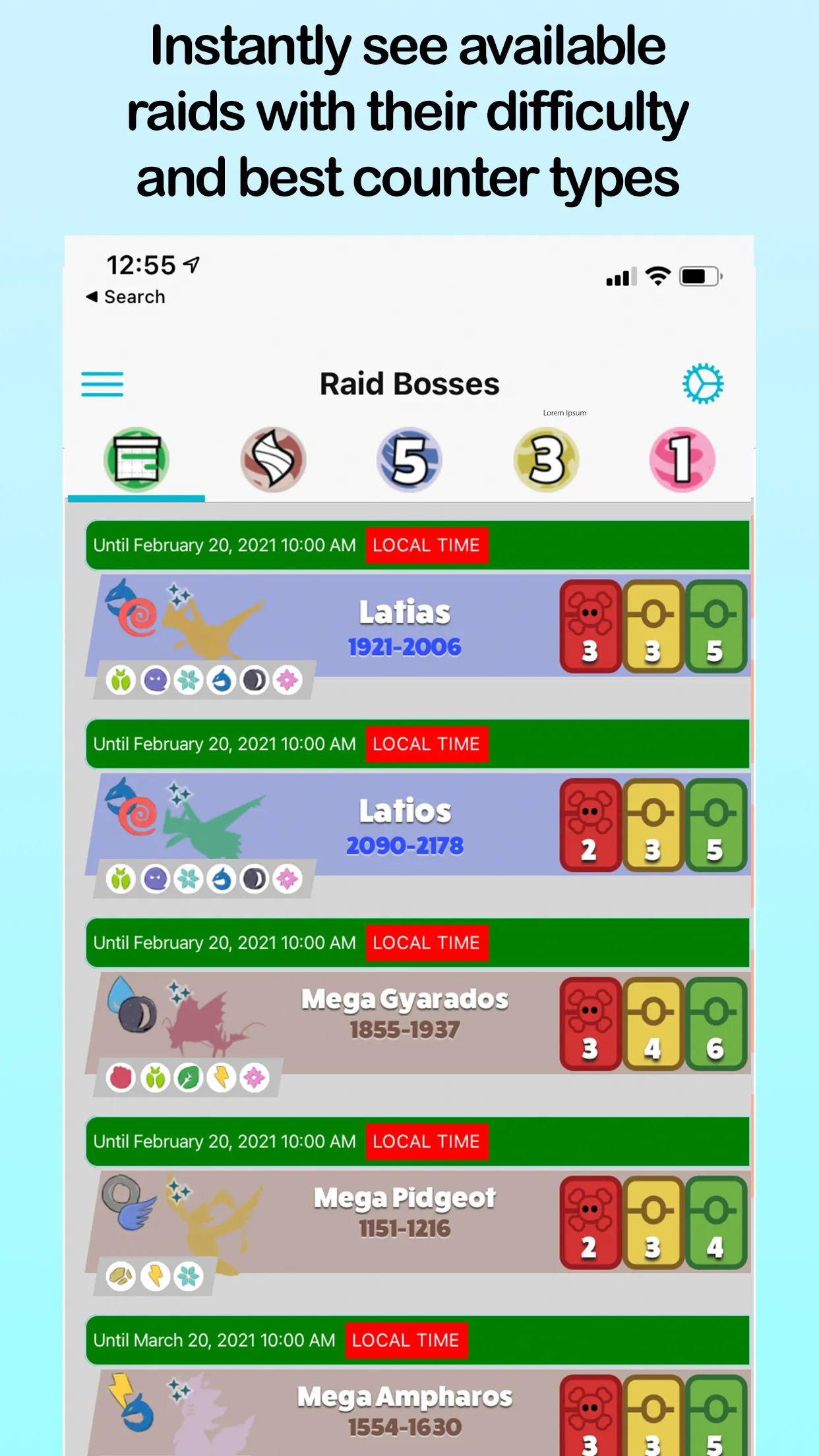 Pokebattler Raid Party | Indus Appstore | Screenshot