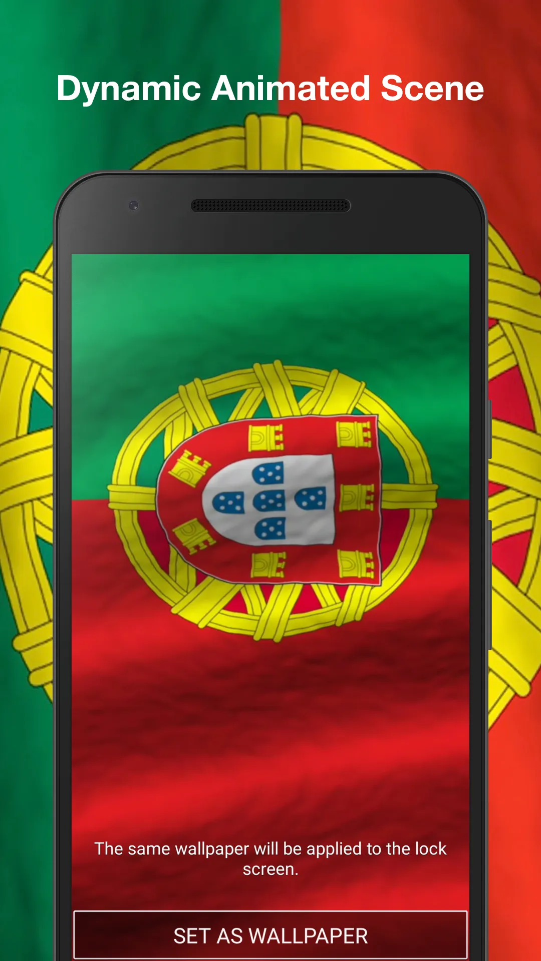 3d Portugal Flag Wallpaper | Indus Appstore | Screenshot