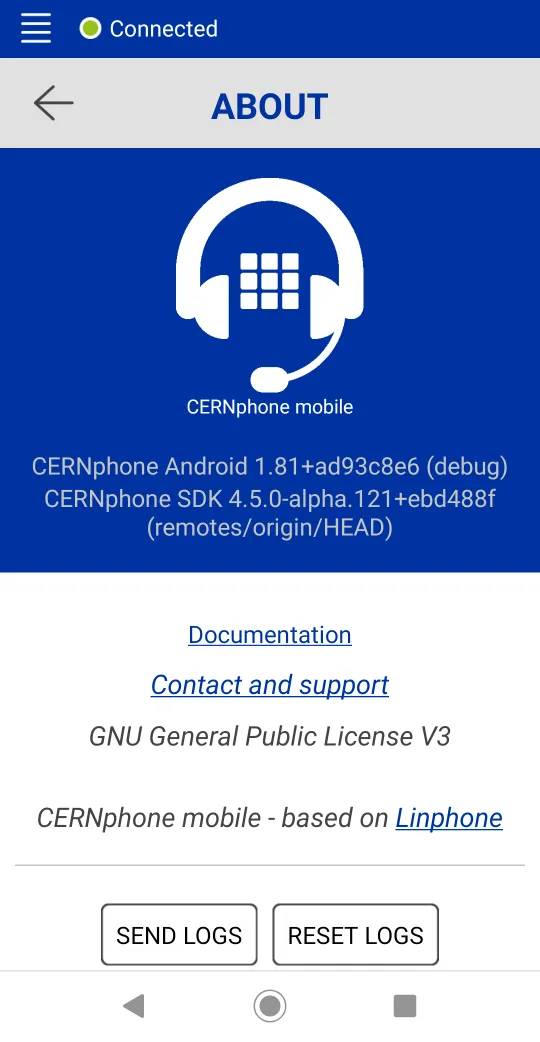 CERNphone | Indus Appstore | Screenshot