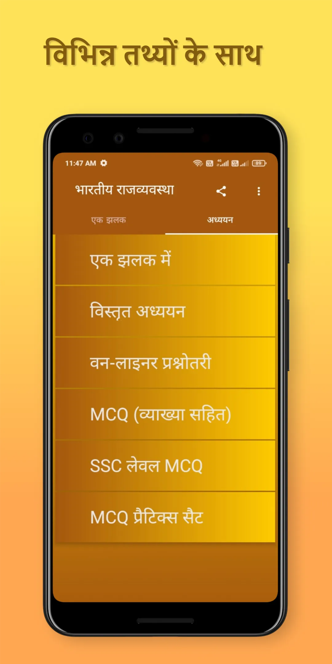 Political Science GK in hindi | Indus Appstore | Screenshot