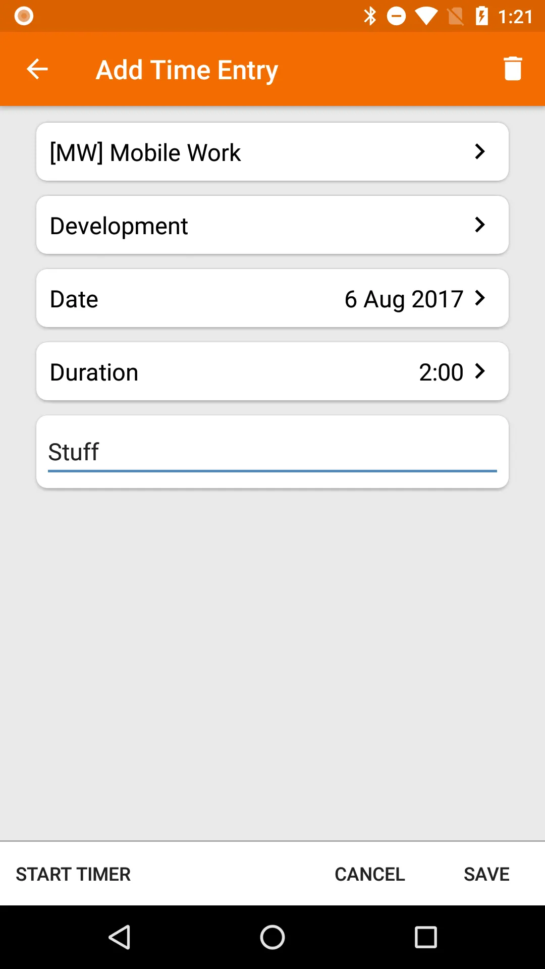 Timesheets | Indus Appstore | Screenshot