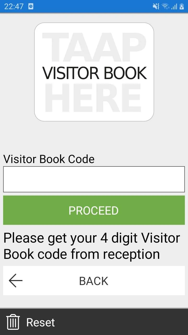 TAAP Visitor Book | Indus Appstore | Screenshot