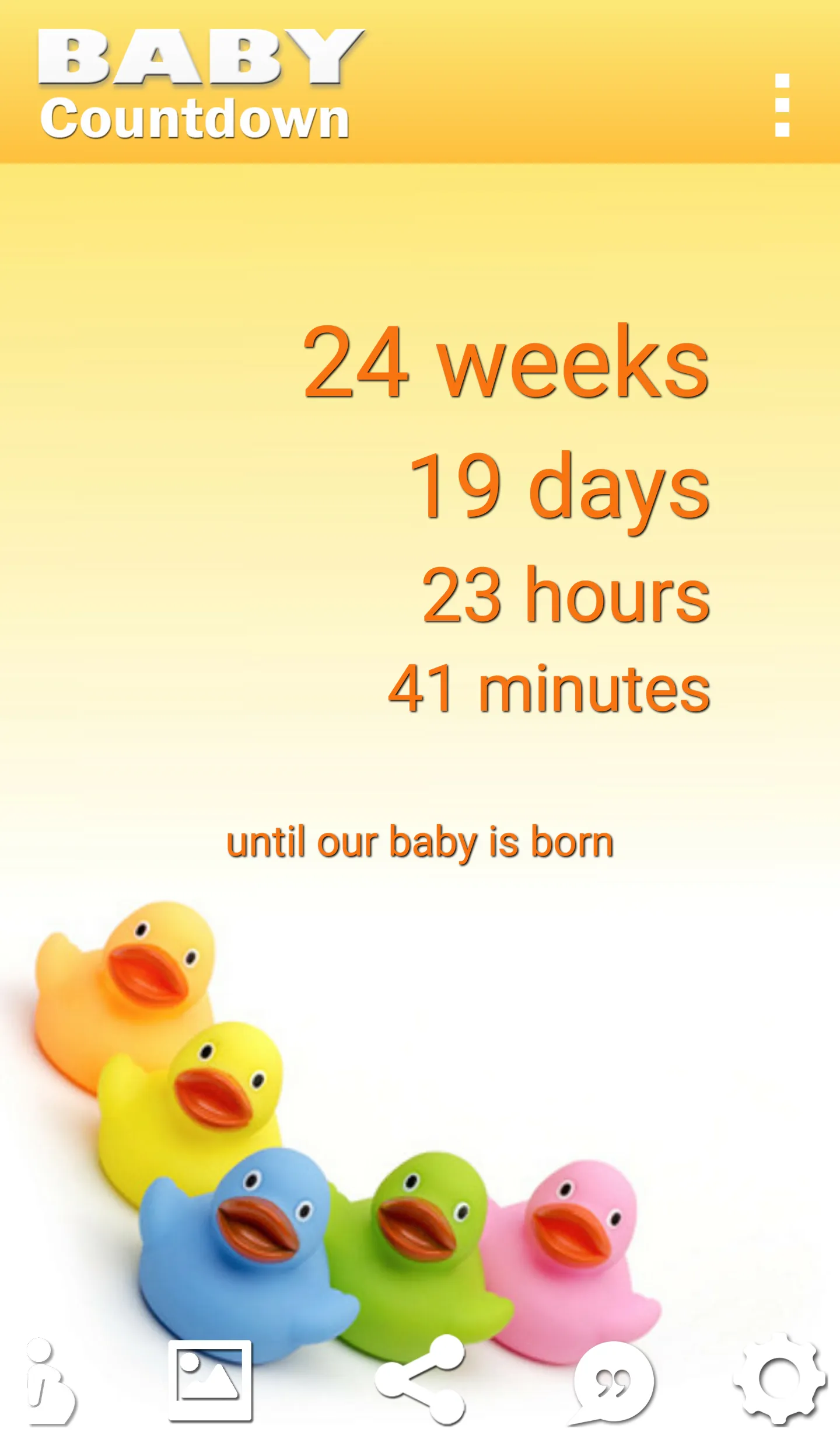 Baby Countdown - My Pregnancy | Indus Appstore | Screenshot