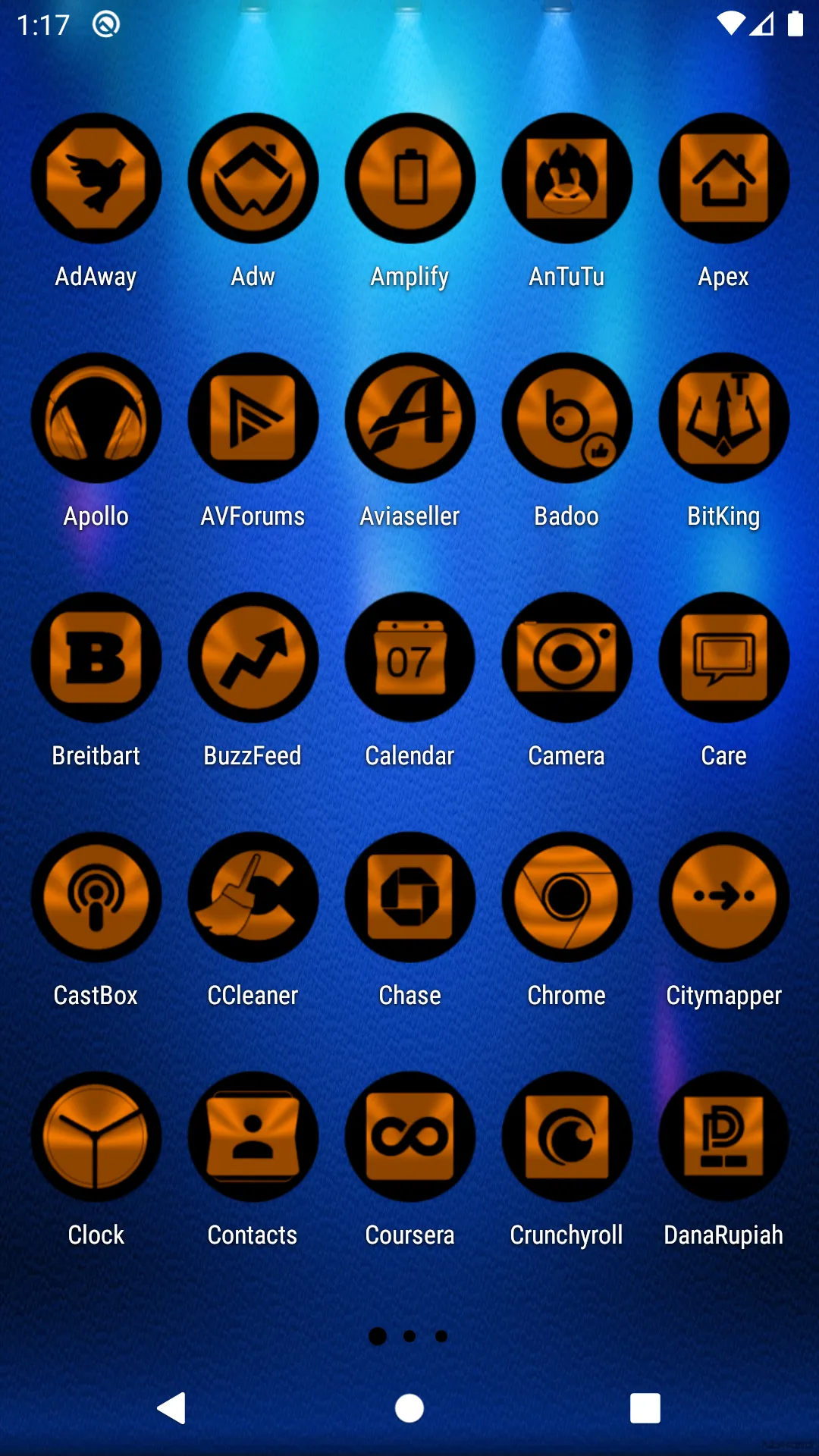 Oreo Orange Icon Pack | Indus Appstore | Screenshot