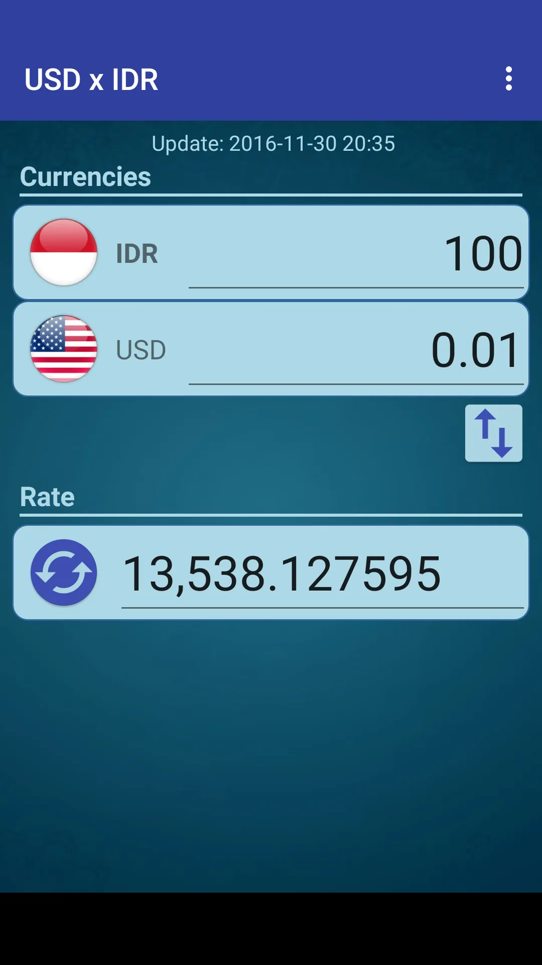 US Dollar to Indonesian Rupiah | Indus Appstore | Screenshot