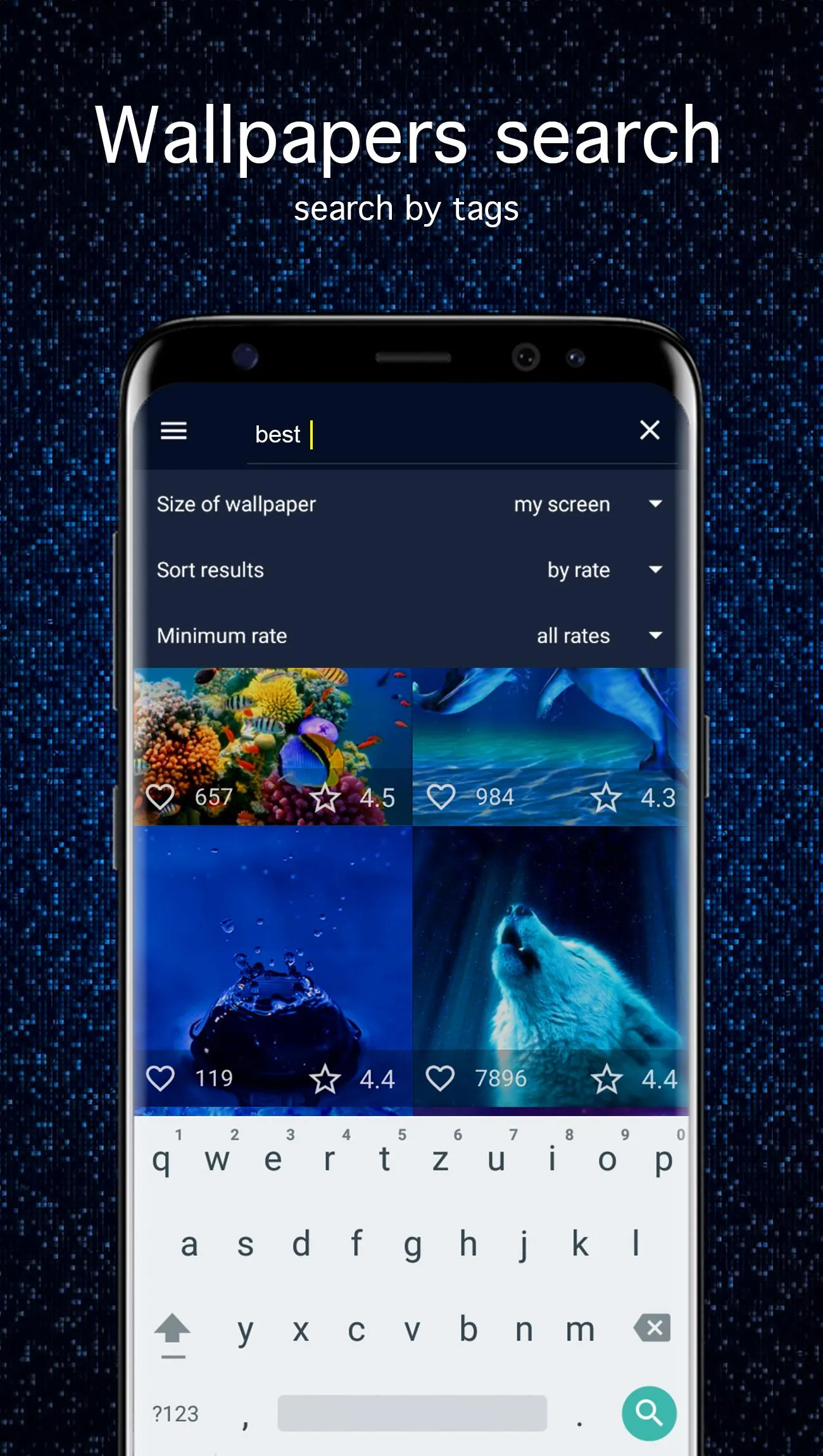 Blue Wallpapers 4K | Indus Appstore | Screenshot