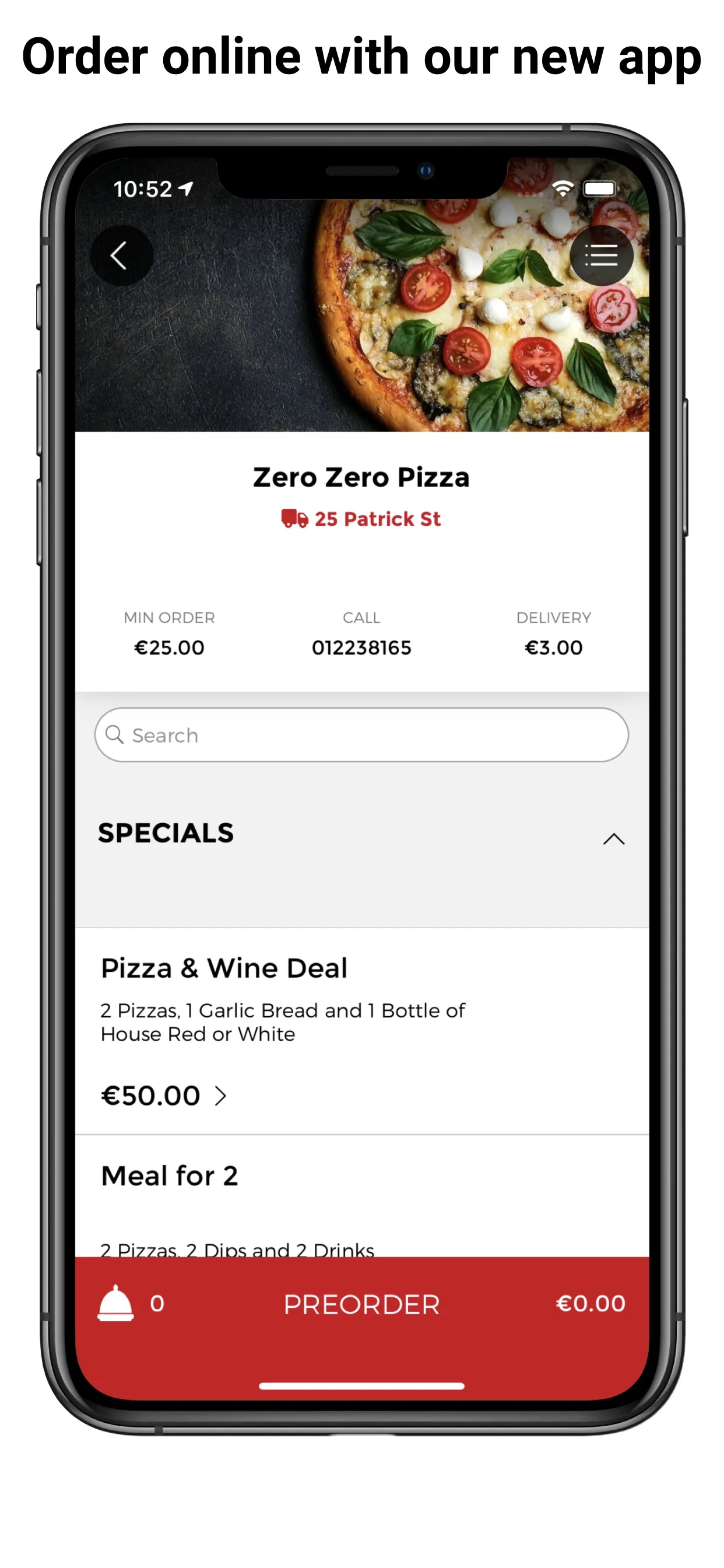 Zero Zero Pizza | Indus Appstore | Screenshot