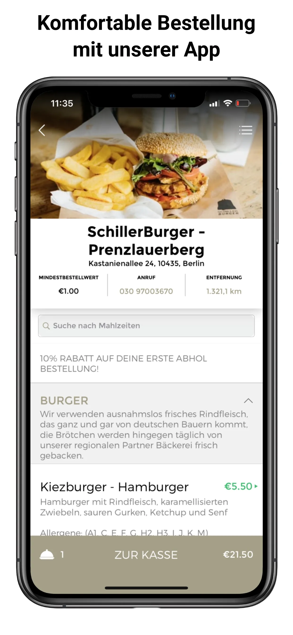 Schiller Burger | Indus Appstore | Screenshot