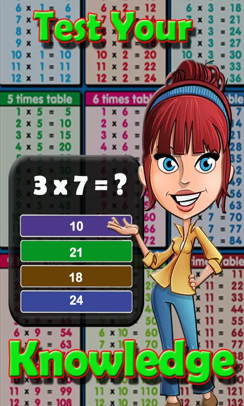 Times Tables Maths Quiz | Indus Appstore | Screenshot