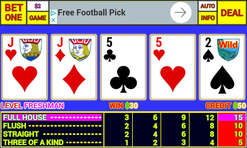 Ax Video Poker | Indus Appstore | Screenshot