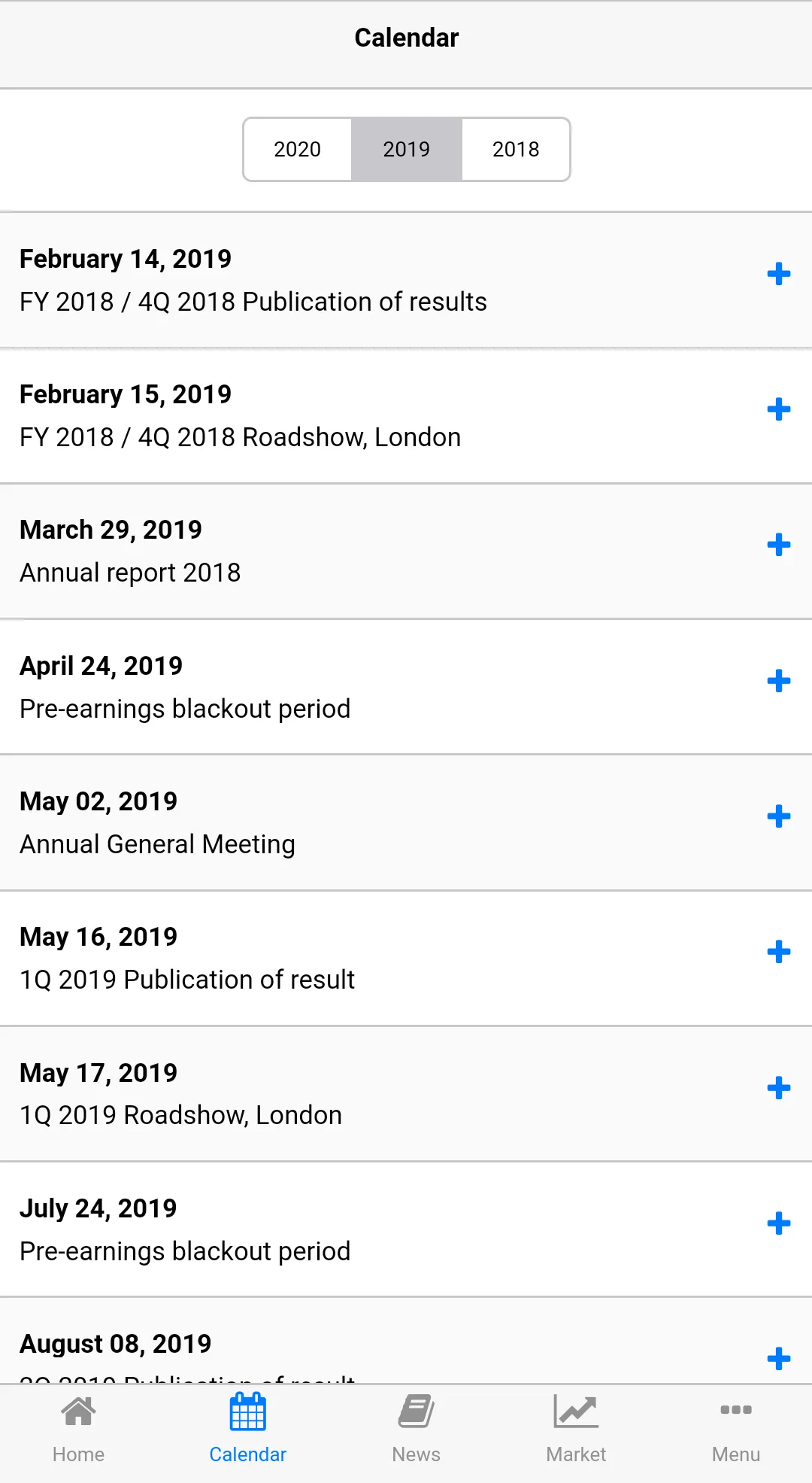 KBC Investor Relations | Indus Appstore | Screenshot