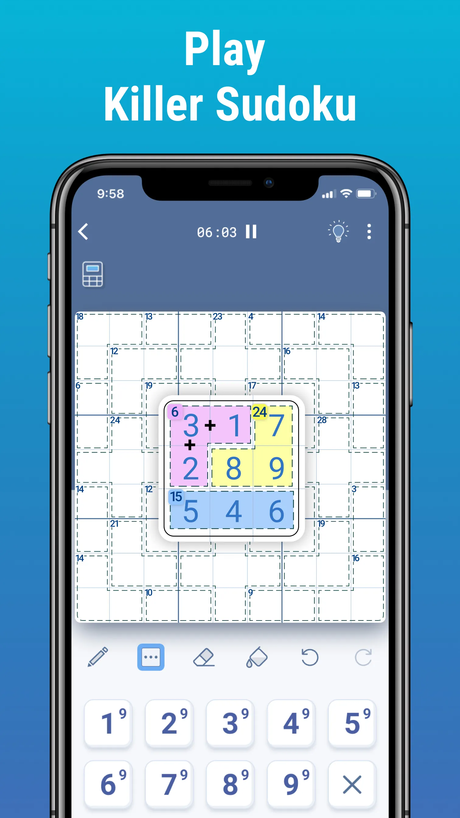 Killer Sudoku by Logic Wiz | Indus Appstore | Screenshot