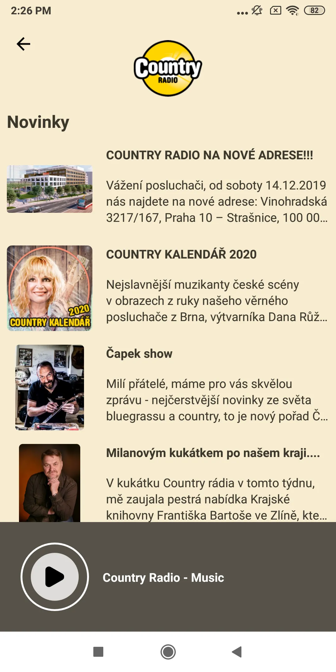 Country Radio | Indus Appstore | Screenshot