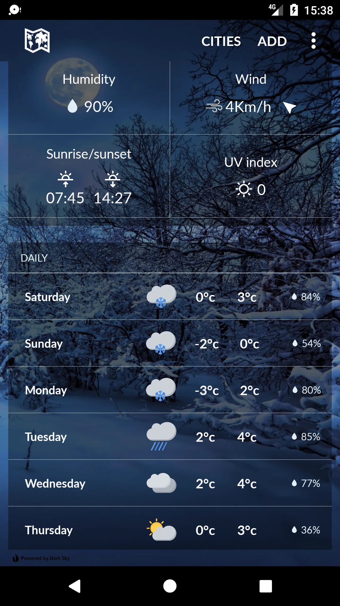 Sweden weather | Indus Appstore | Screenshot