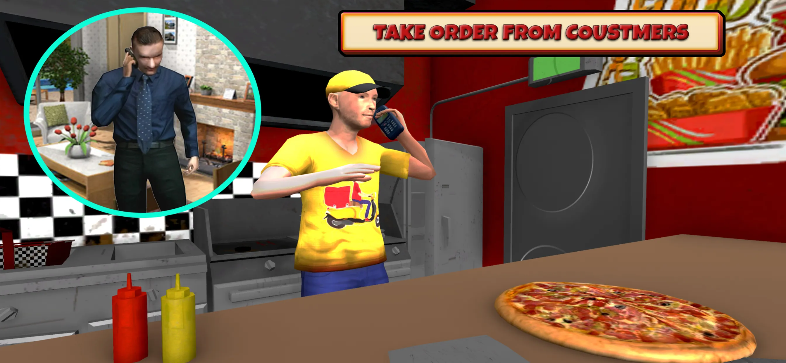 Fast Food Delivery Bike Game | Indus Appstore | Screenshot