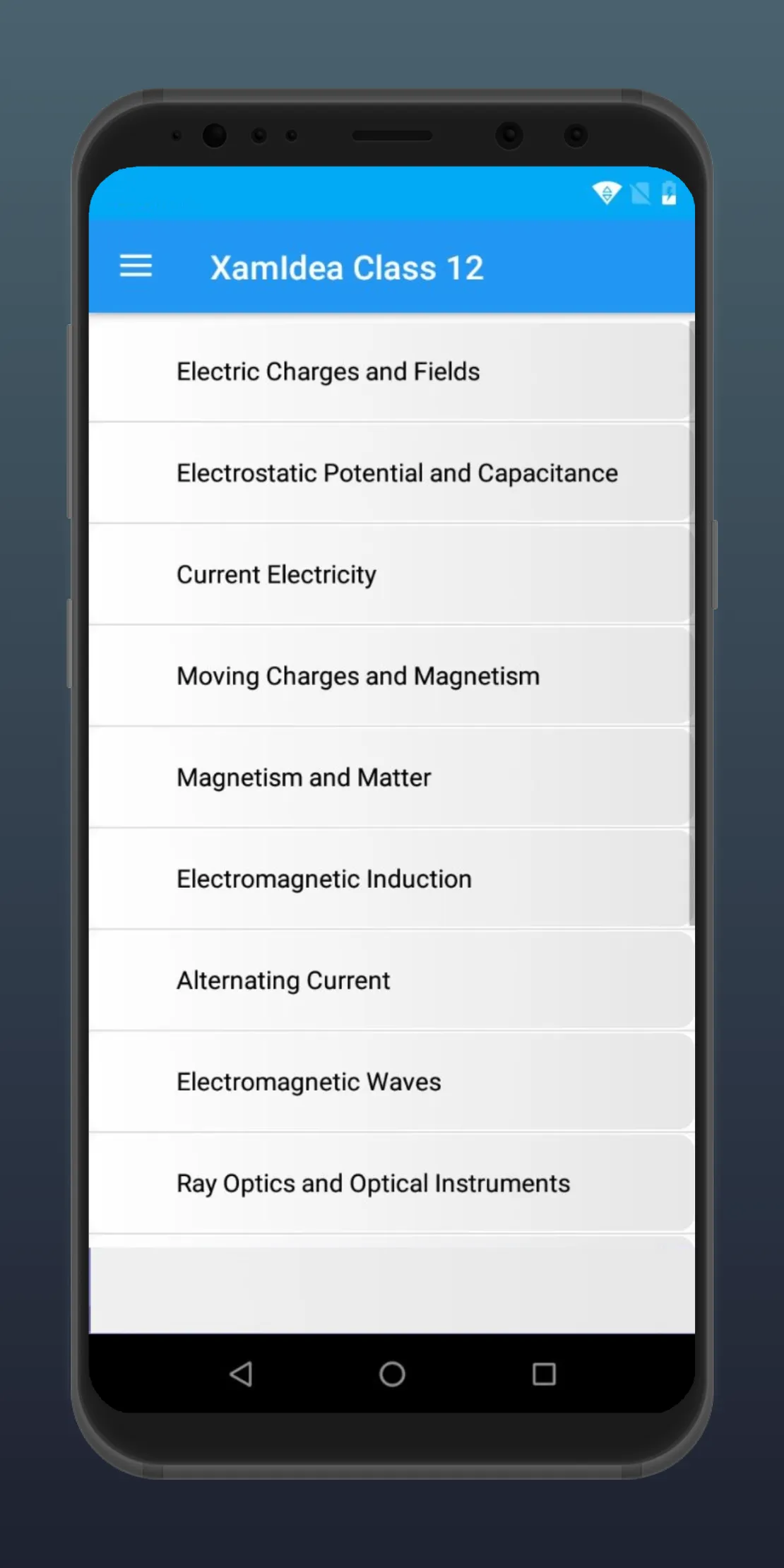 XamIdea Physics 12 | Indus Appstore | Screenshot